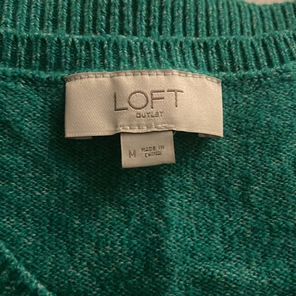 Loft outlet soft green knit top - Picture 4 of 6